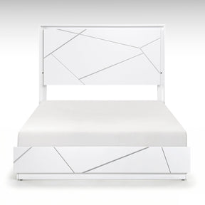 Orlo White California King Bed by Homelegance at Eve Furniture
