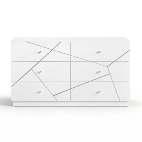 Orlo White Dresser by Homelegance at Eve Furniture