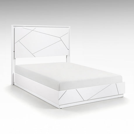 Orlo White Eastern King Bed by Homelegance at Eve Furniture
