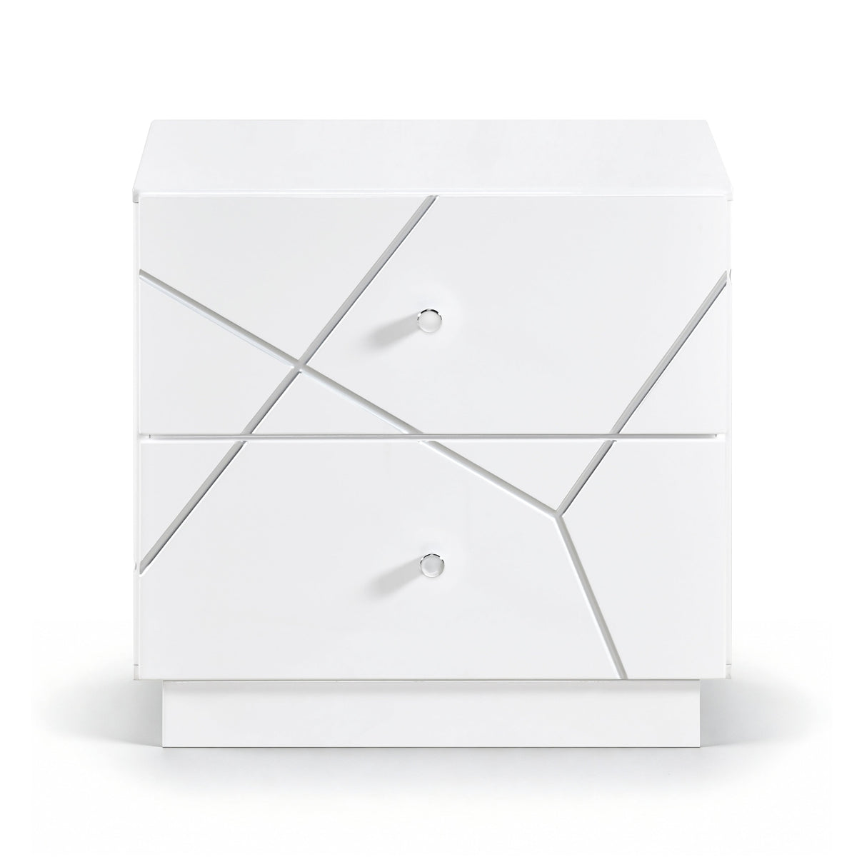 Orlo White Led Panel Bedroom Set by Homelegance at Eve Furniture