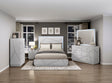 Orlo White Led Panel Bedroom Set by Homelegance at Eve Furniture