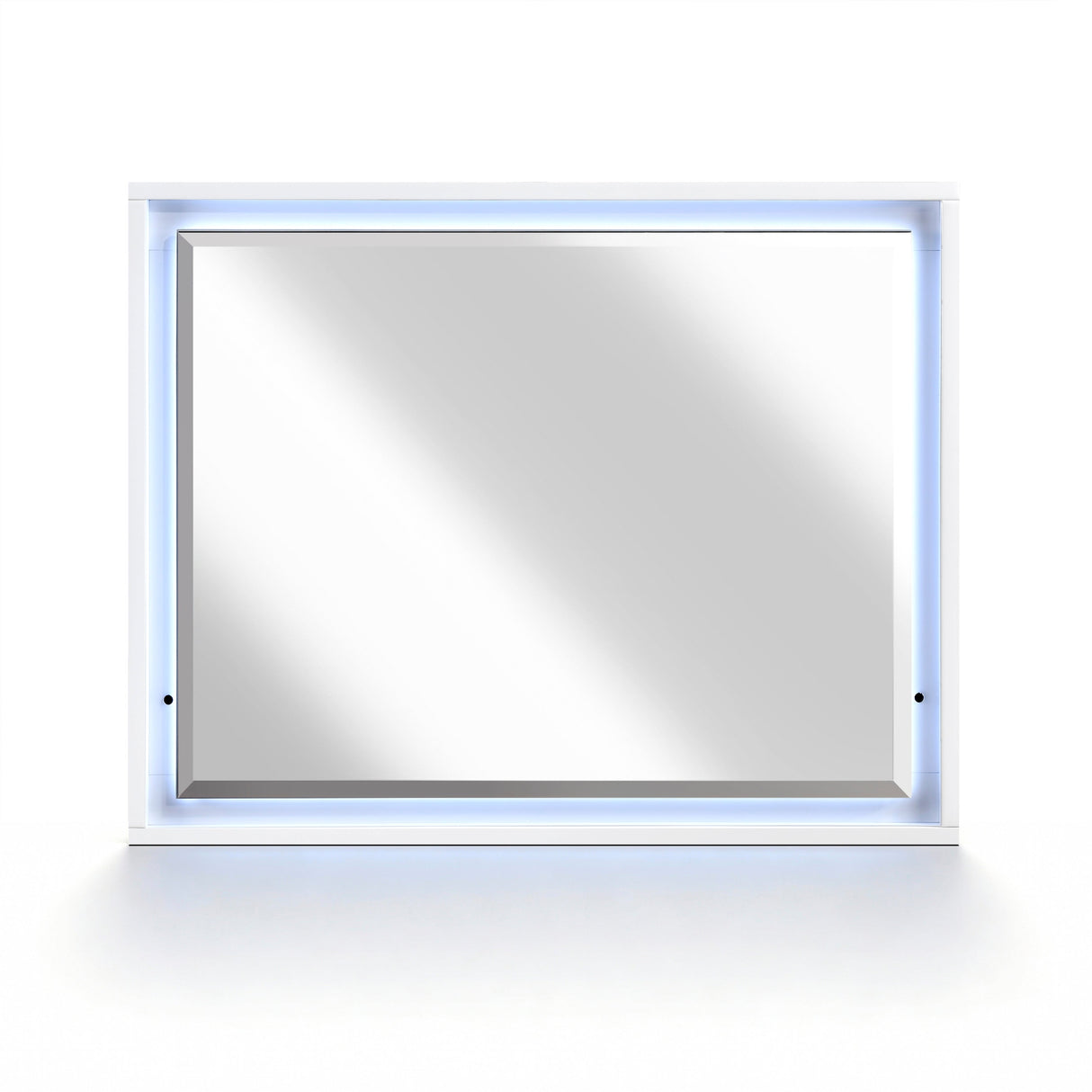 Orlo White Mirror by Homelegance at Eve Furniture