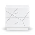 Orlo White Night Stand by Homelegance at Eve Furniture