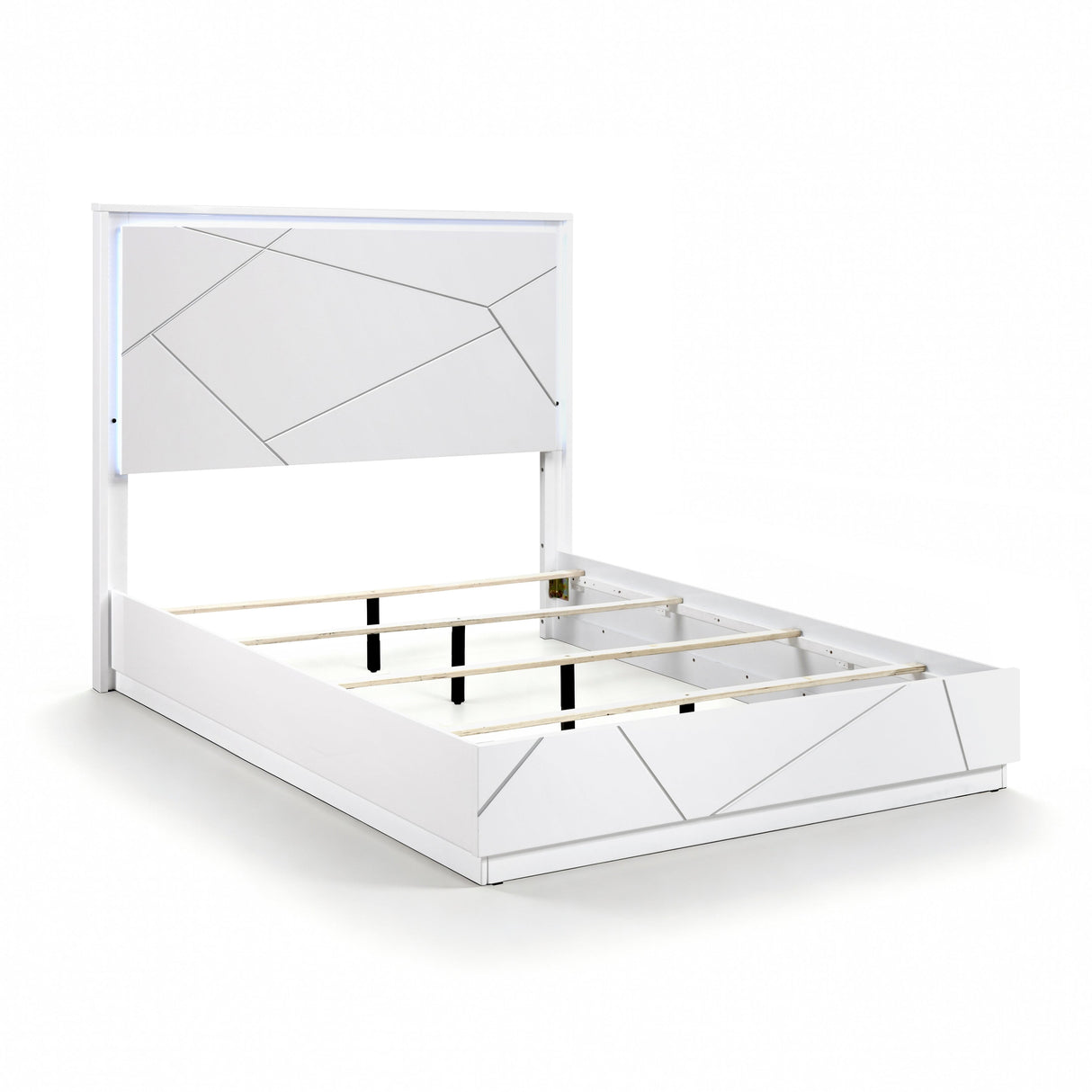 Orlo White Queen Bed by Homelegance at Eve Furniture