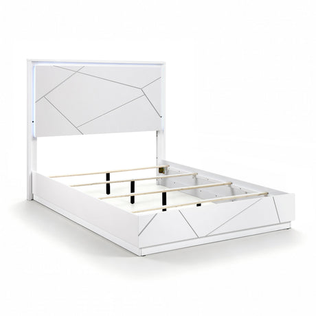 Orlo White Queen Bed by Homelegance at Eve Furniture