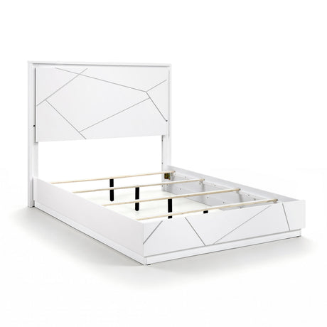 Orlo White Queen Bed by Homelegance at Eve Furniture