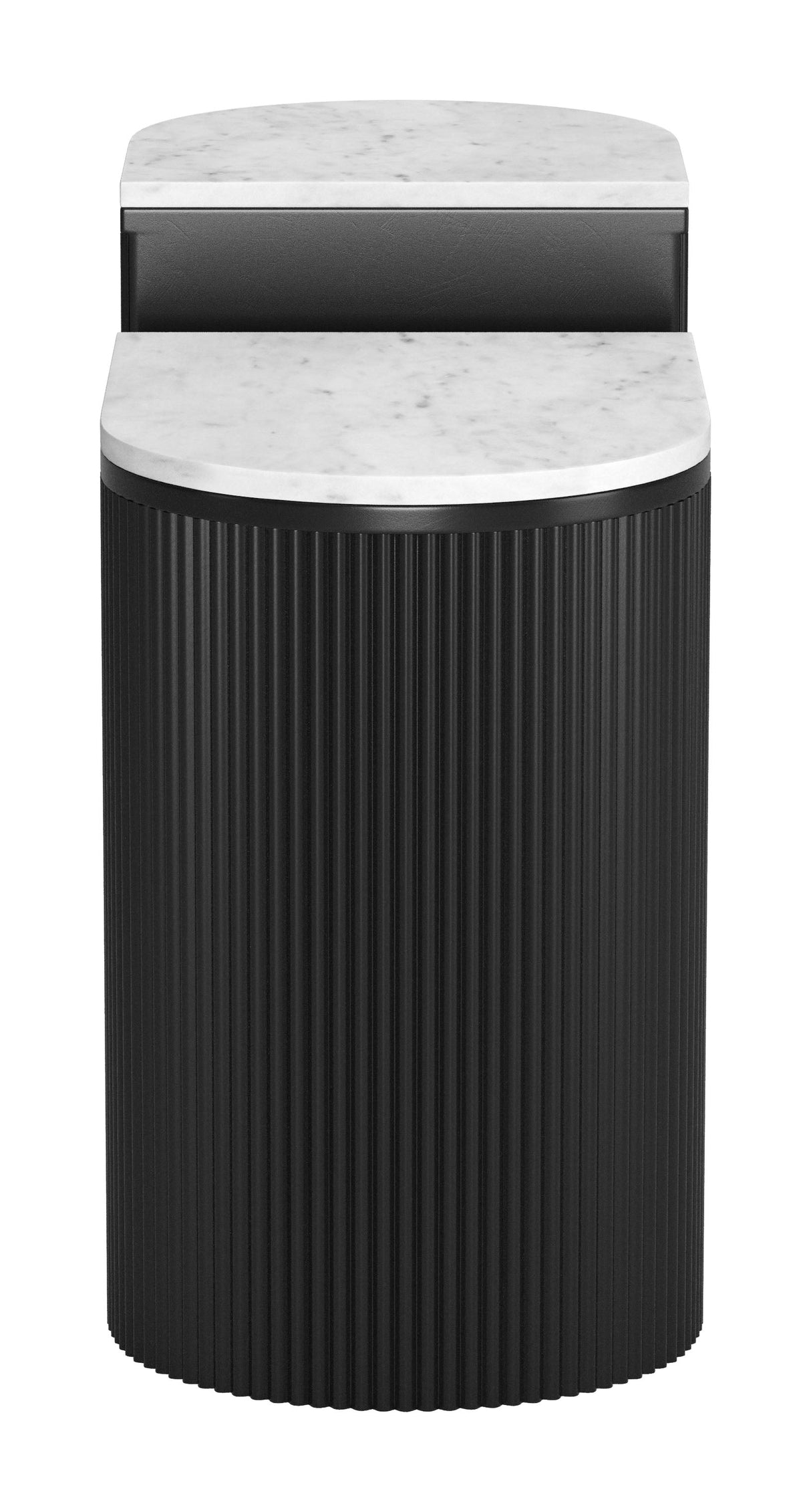 Ormara White & Black Side Table Set (2-Piece) by Zuomod at Eve Furniture