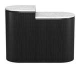 Ormara White & Black Side Table Set (2-Piece) by Zuomod at Eve Furniture