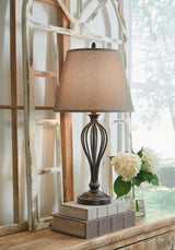 Ornawell Antique Bronze Finish Table Lamp