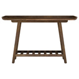 Ornelas Mango Brown Solid Wood Console Table by Coaster at Eve Furniture