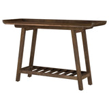 Ornelas Mango Brown Solid Wood Console Table by Coaster at Eve Furniture