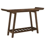 Ornelas Mango Brown Solid Wood Console Table by Coaster at Eve Furniture