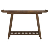Ornelas Mango Brown Solid Wood Console Table by Coaster at Eve Furniture