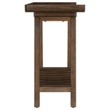 Ornelas Mango Brown Solid Wood Console Table by Coaster at Eve Furniture