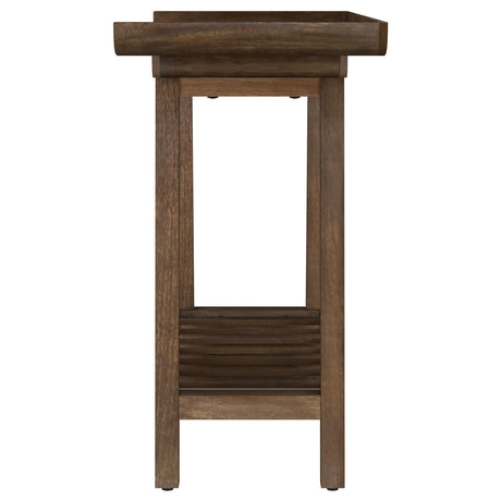 Ornelas Mango Brown Solid Wood Console Table by Coaster at Eve Furniture