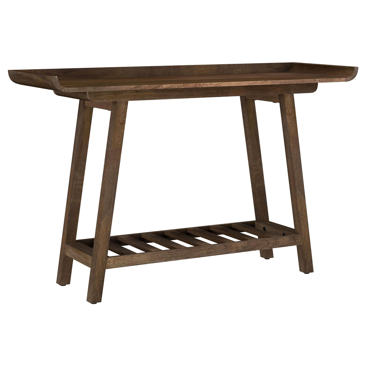 Ornelas Mango Brown Solid Wood Console Table by Coaster at Eve Furniture