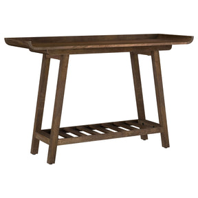 Ornelas Mango Brown Solid Wood Console Table by Coaster at Eve Furniture