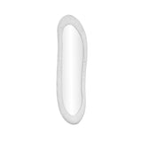 Orpheus 20"X59" Ribbed Faux Stone Fiberglass Floor Mirror by TOV Furniture at Eve Furniture