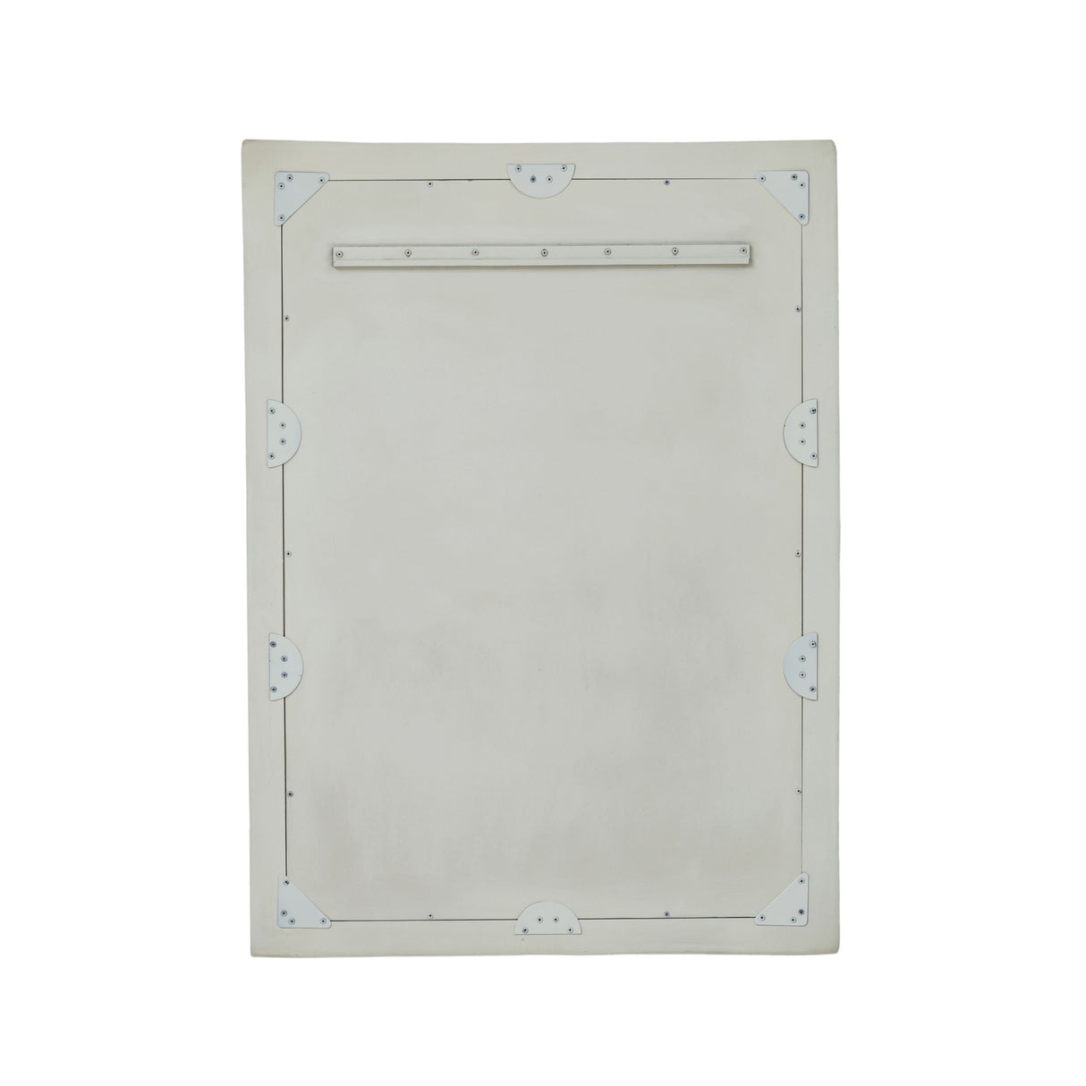 Orpheus 34"X47" Ribbed Faux Stone Rectangular Wall Mirror by TOV Furniture at Eve Furniture