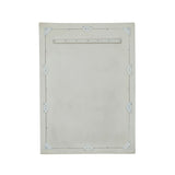Orpheus 34"X47" Ribbed Faux Stone Rectangular Wall Mirror by TOV Furniture at Eve Furniture