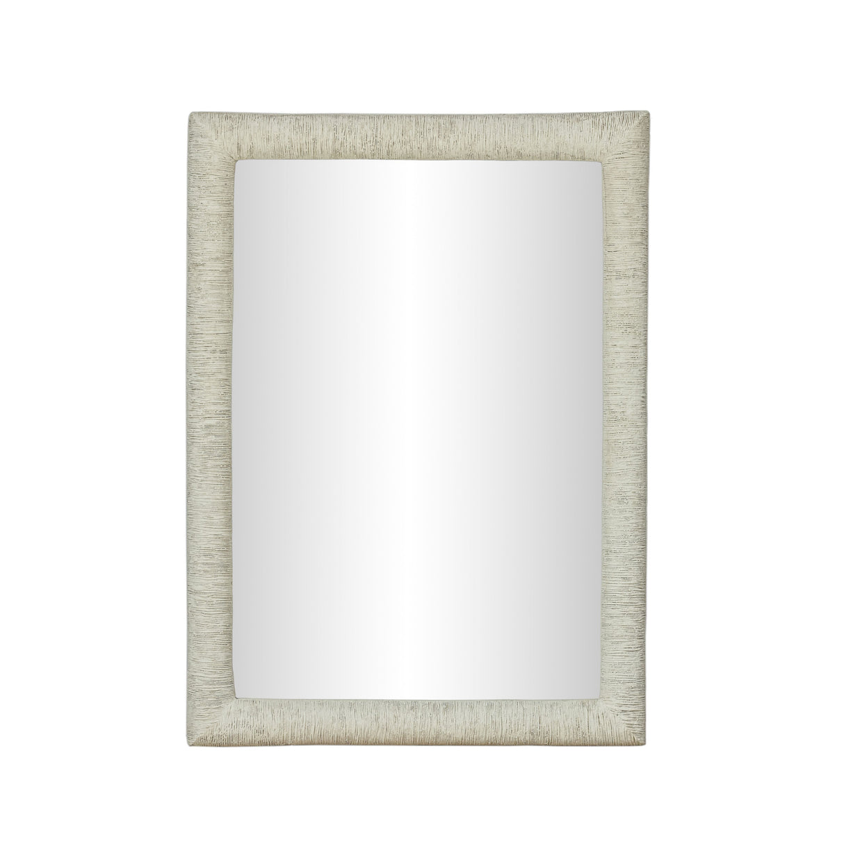 Orpheus 34"X47" Ribbed Faux Stone Rectangular Wall Mirror by TOV Furniture at Eve Furniture