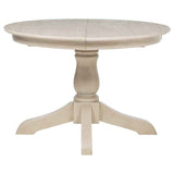 Orrison Linen 7-piece Oval 62-inch Extension Leaf Dining Set by Coaster at Eve Furniture