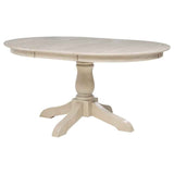 Orrison Linen 7-piece Oval 62-inch Extension Leaf Dining Set by Coaster at Eve Furniture