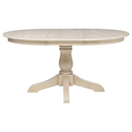 Orrison Linen 7-piece Oval 62-inch Extension Leaf Dining Set by Coaster at Eve Furniture