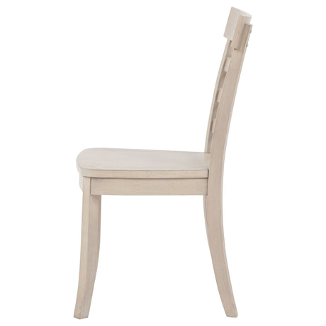 Orrison Linen Ladder Back Dining Side Chair (Set of 2) by Coaster at Eve Furniture
