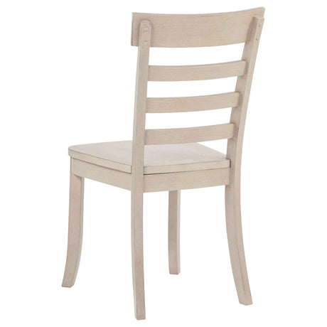 Orrison Linen Ladder Back Dining Side Chair (Set of 2) by Coaster at Eve Furniture