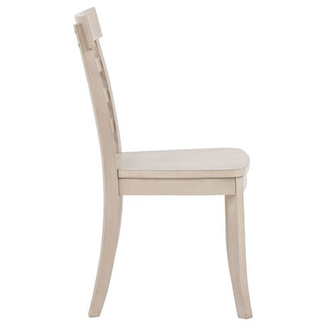 Orrison Linen Ladder Back Dining Side Chair (Set of 2) by Coaster at Eve Furniture