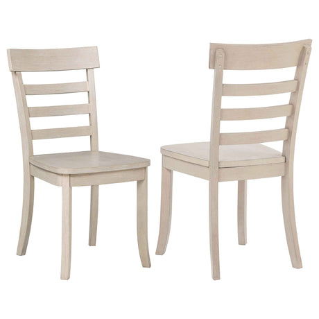 Orrison Linen Ladder Back Dining Side Chair (Set of 2) by Coaster at Eve Furniture