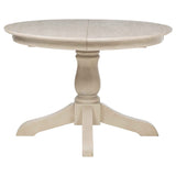Orrison Linen Oval 62-inch Wood Extension Leaf Dining Table by Coaster at Eve Furniture