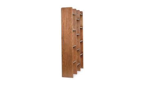 Orson Bookcase Brown by Moe's Home at Eve Furniture