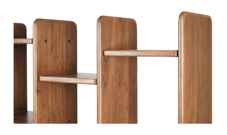 Orson Bookcase Brown by Moe's Home at Eve Furniture