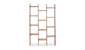 Orson Bookcase Brown by Moe's Home at Eve Furniture