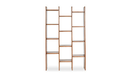 Orson Bookcase Brown by Moe's Home at Eve Furniture