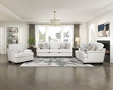 Orson Cream Loveseat by Homelegance at Eve Furniture
