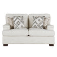 Orson Cream Loveseat by Homelegance at Eve Furniture