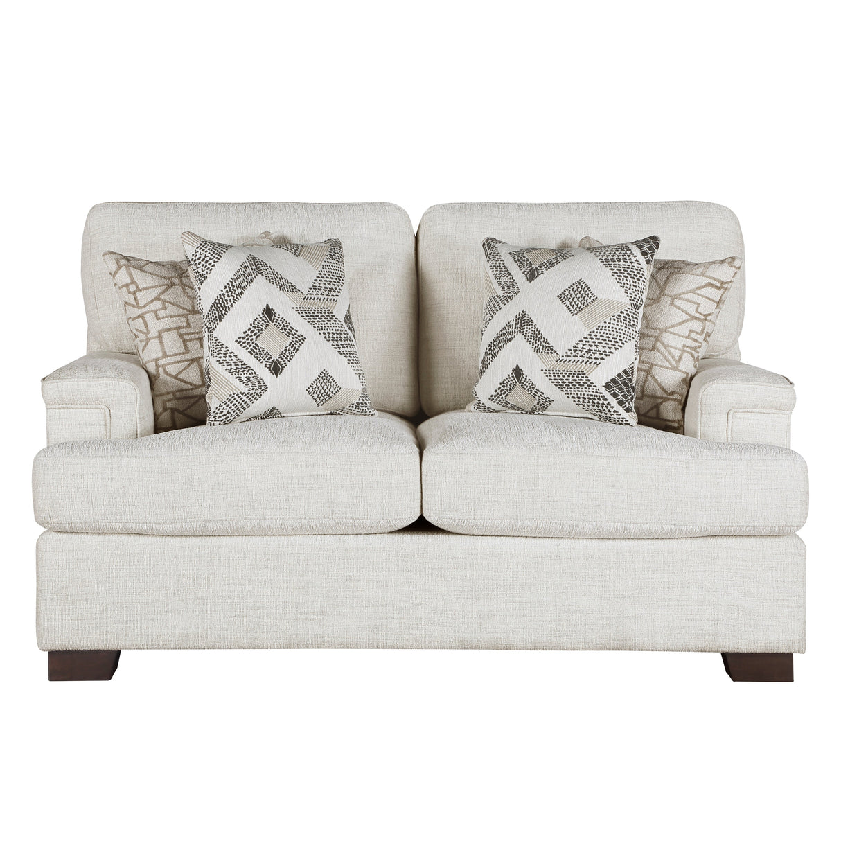 Orson Cream Loveseat by Homelegance at Eve Furniture