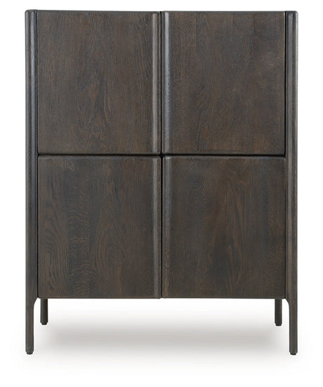 Orsonal Espresso Brown Accent Cabinet by Ashley at Eve Furniture