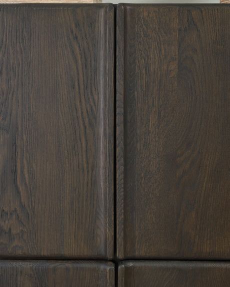 Orsonal Espresso Brown Accent Cabinet by Ashley at Eve Furniture