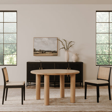 Orville Black Dining Chair (Set of 2) by MOES at Eve Furniture