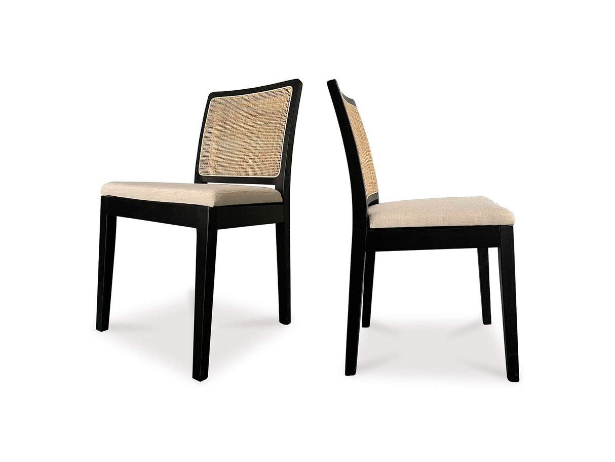 Orville Black Dining Chair (Set of 2) by MOES at Eve Furniture