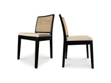 Orville Black Dining Chair (Set of 2) by MOES at Eve Furniture