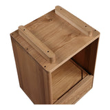 Osamu Natural Oak Nightstand by Moe's Home at Eve Furniture