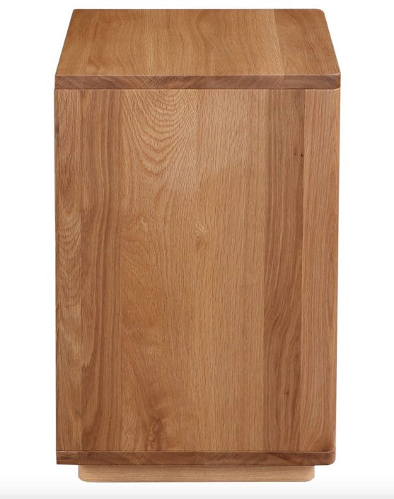 Osamu Nightstand Natural Oak by Moe's Home at Eve Furniture