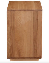 Osamu Nightstand Natural Oak by Moe's Home at Eve Furniture