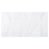 Osborne Espresso/White Trestle Base Marble Top Dining Table by Coaster at Eve Furniture