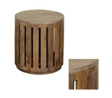 Oscar Brown Accent Table by Crestview at Eve Furniture